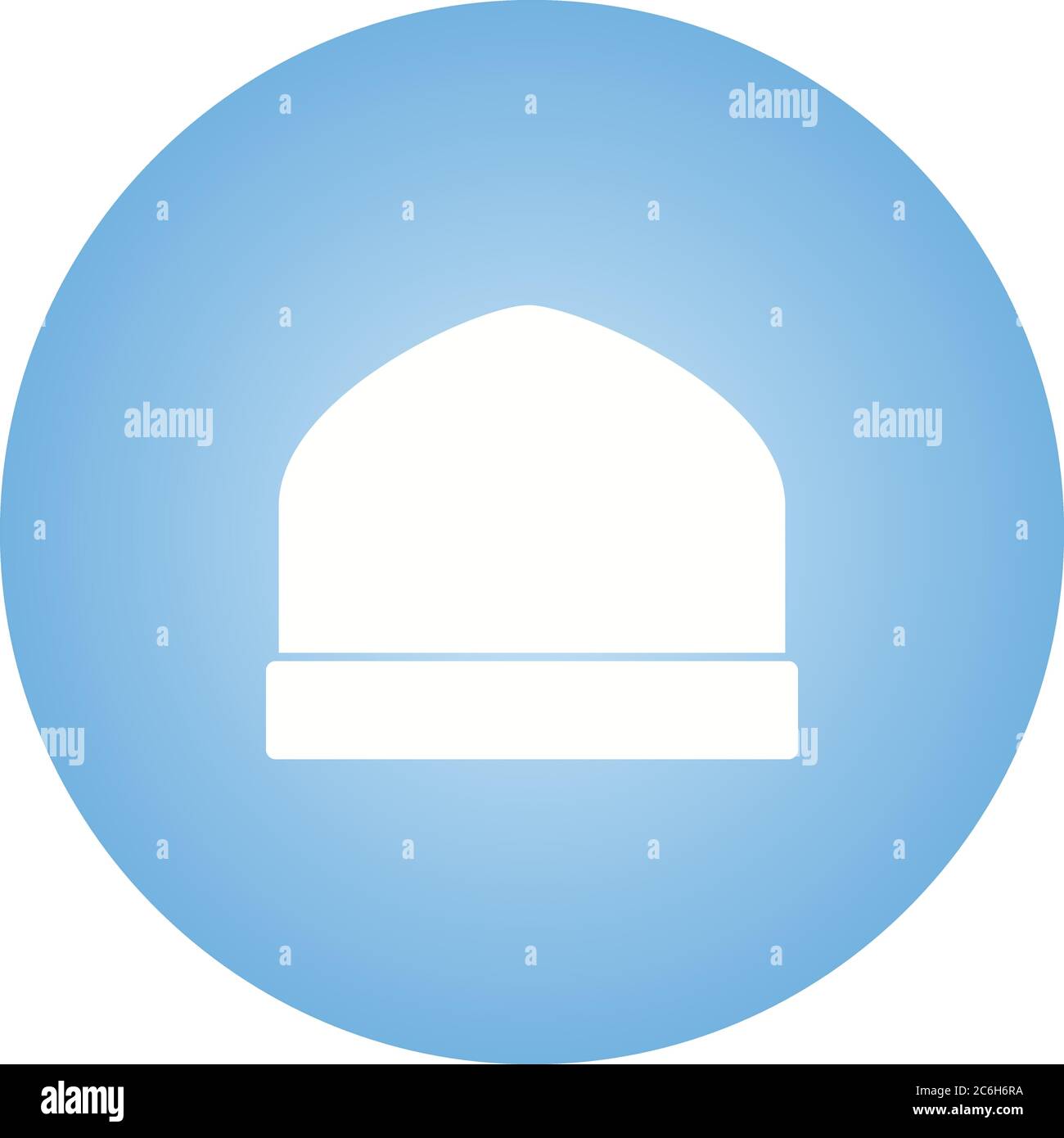 Unique Knitted Cap Vector Glyph Icon Stock Vector