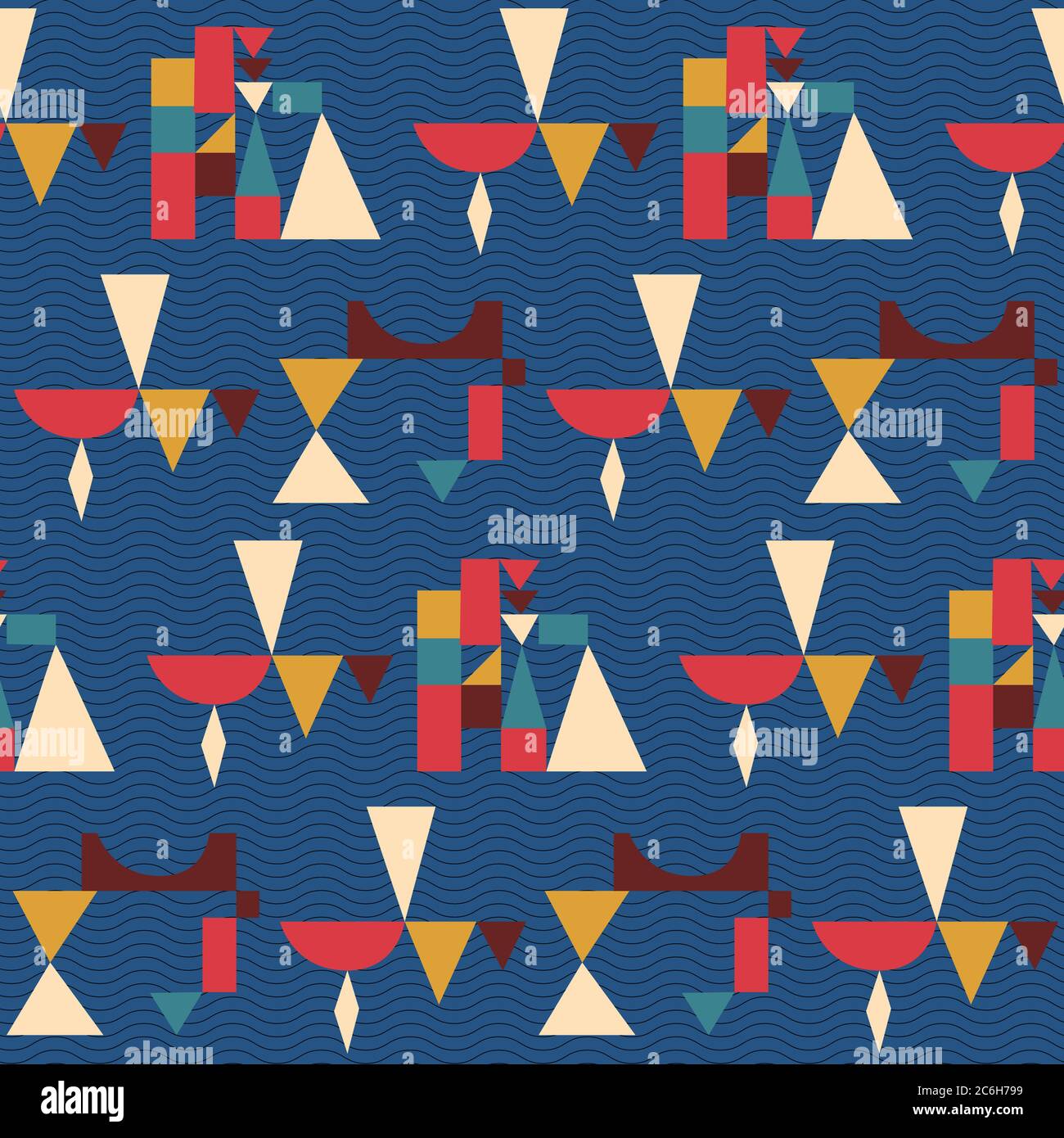 Summer. Colors. Pattern without seams. Stock Vector