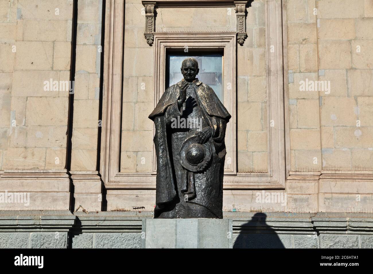 The statue in Santiago, Chile Stock Photo Alamy