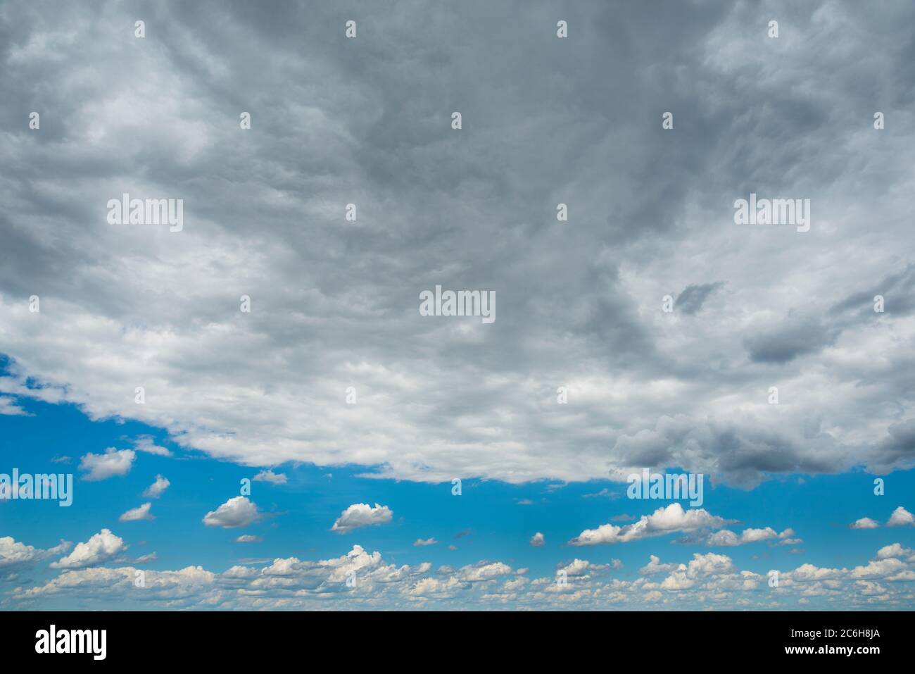 Blue sky with stormy clouds before rain Stock Photo - Alamy