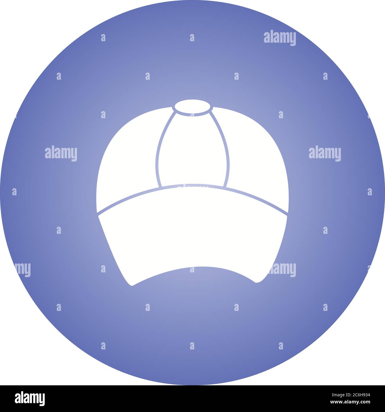 Unique Cap Vector Glyph Icon Stock Vector