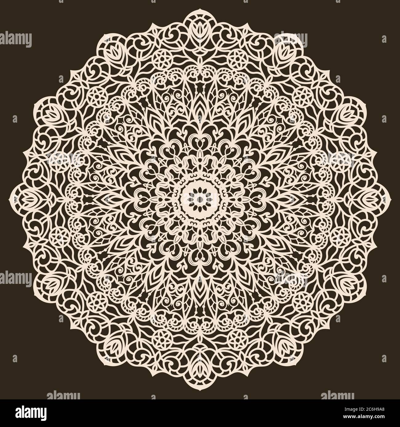 Arabian circle round Stock Vector Images - Alamy