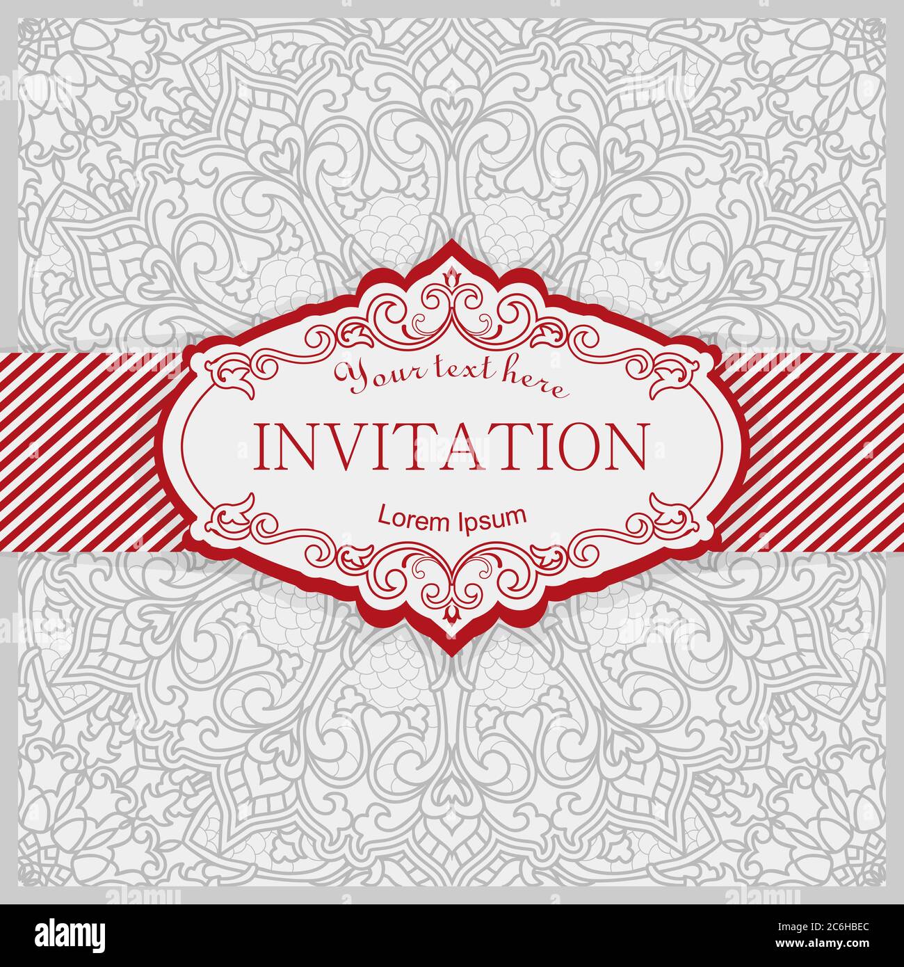 Template greeting card, invitation and advertising banner, brochure ...