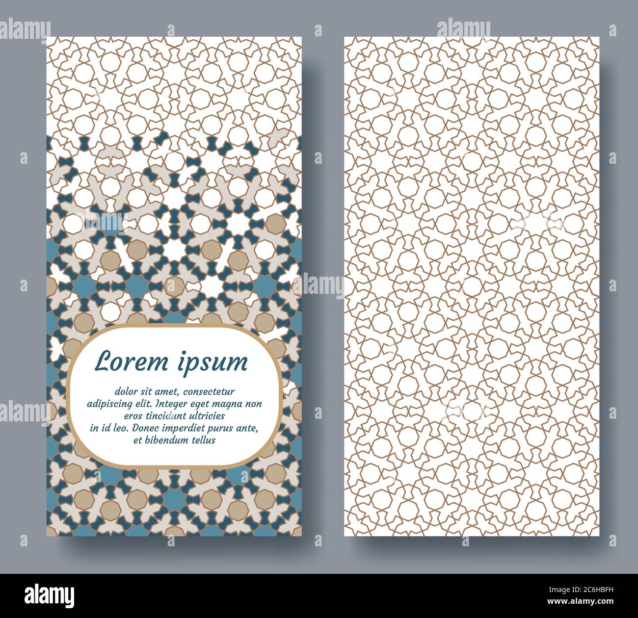 Islamic card for invitation, celebration, save the date, wedding ...