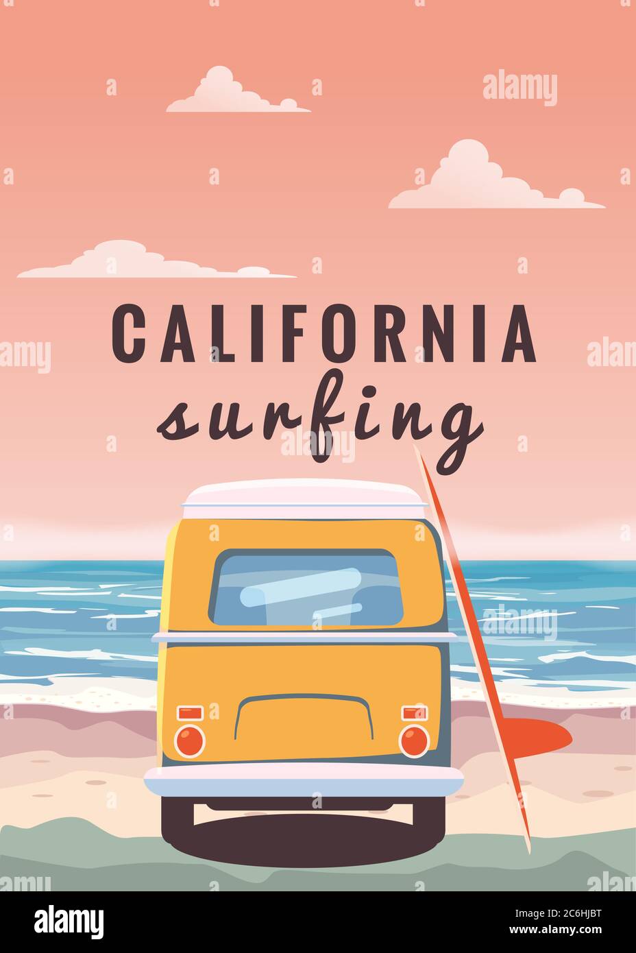 California Surfing Car High Resolution Stock Photography And Images Alamy
