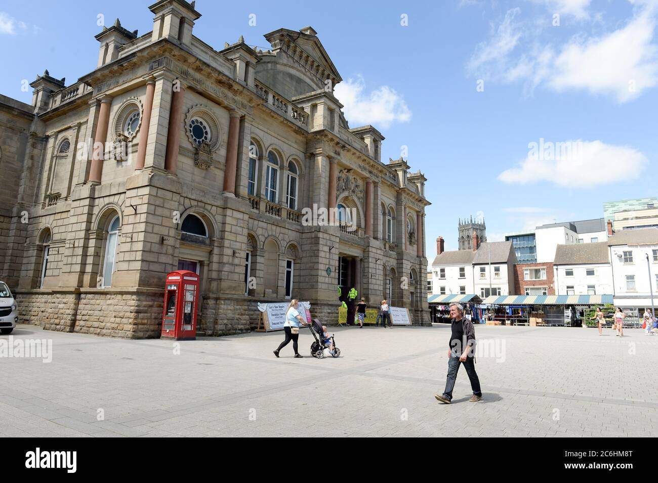Doncaster Corn Exchange Stock Photo Alamy