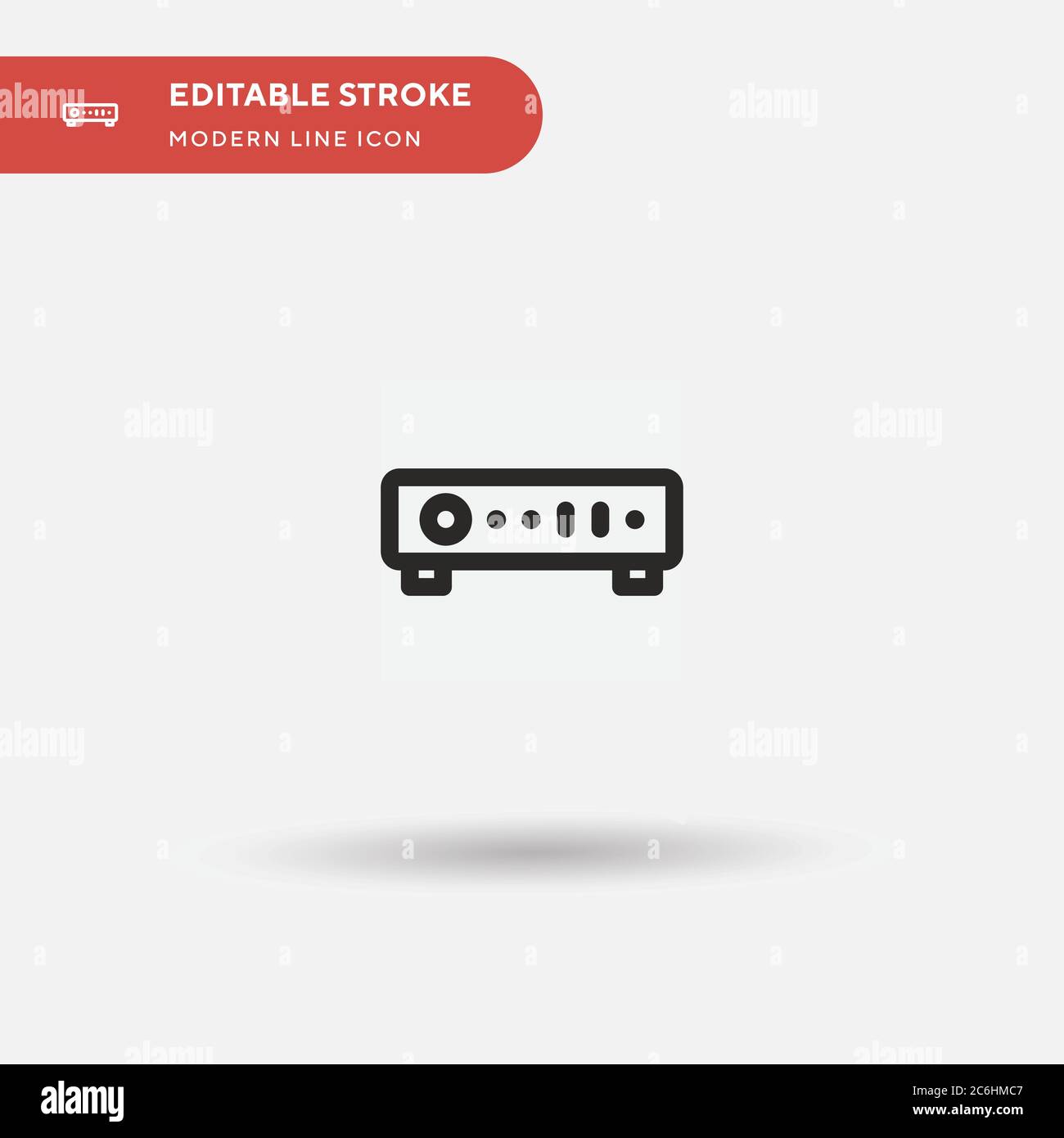 Sound Card Simple vector icon. Illustration symbol design template for ...