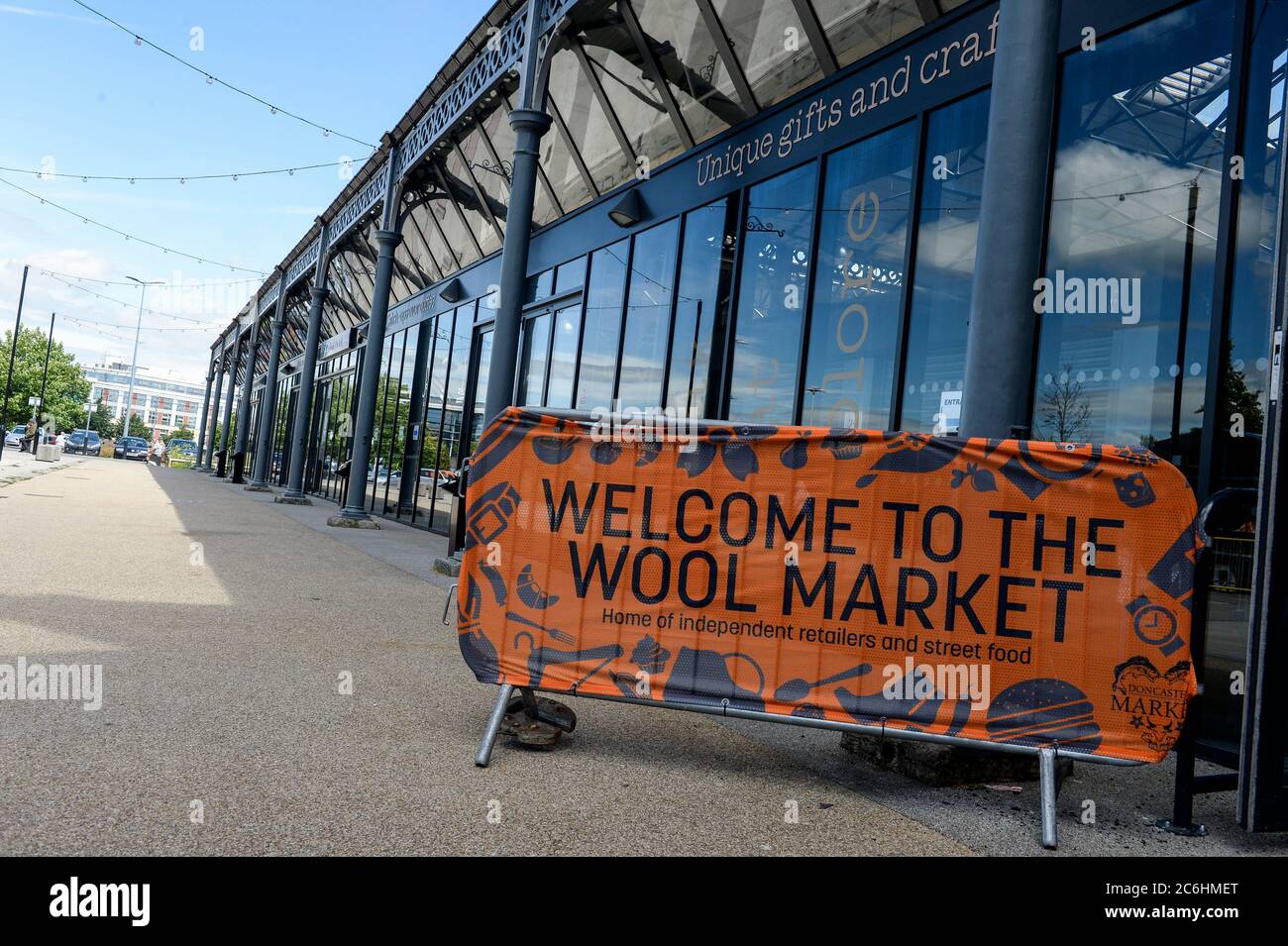 The Wool Market Doncaster Stock Photo Alamy
