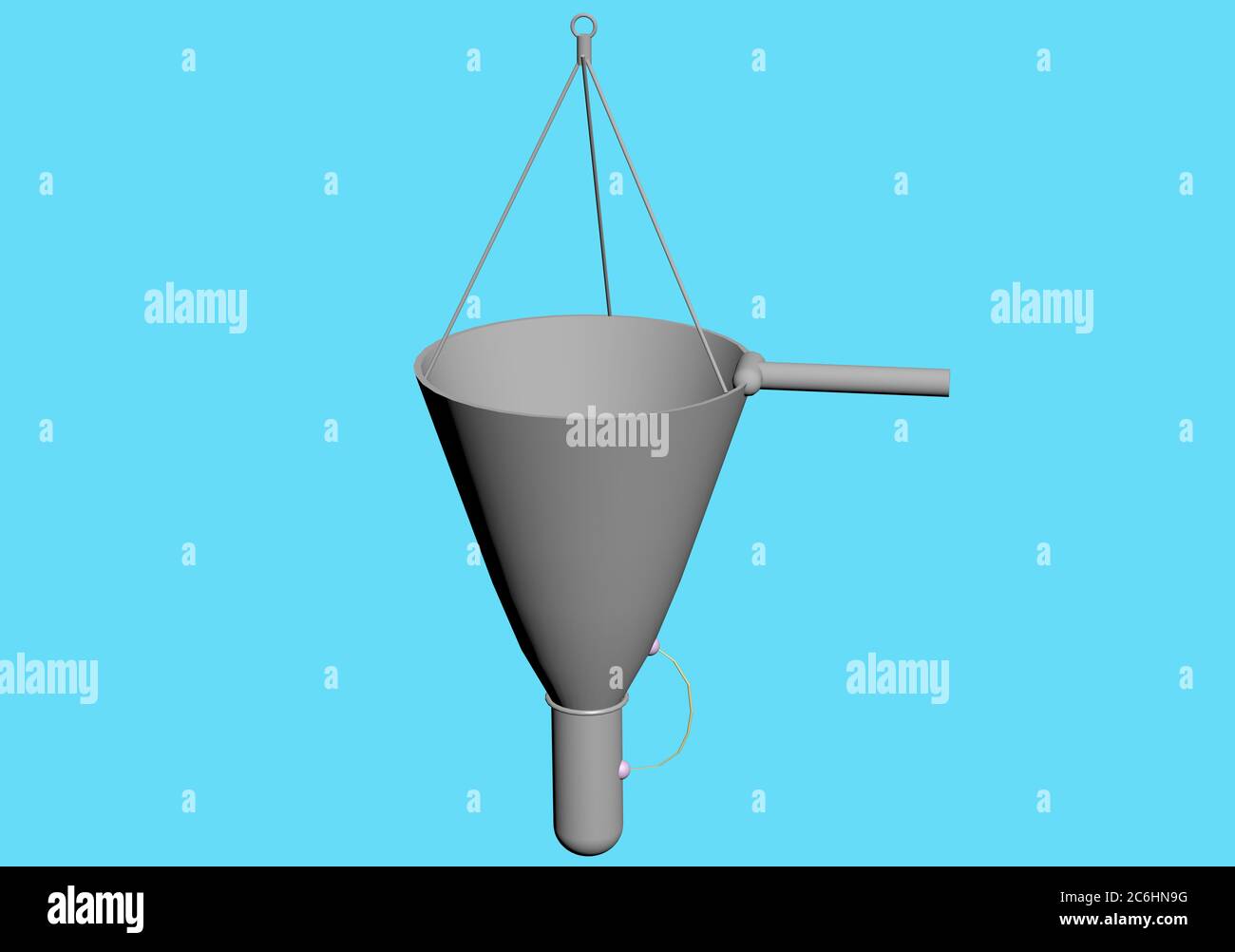 Plankton net with strings Stock Photo - Alamy