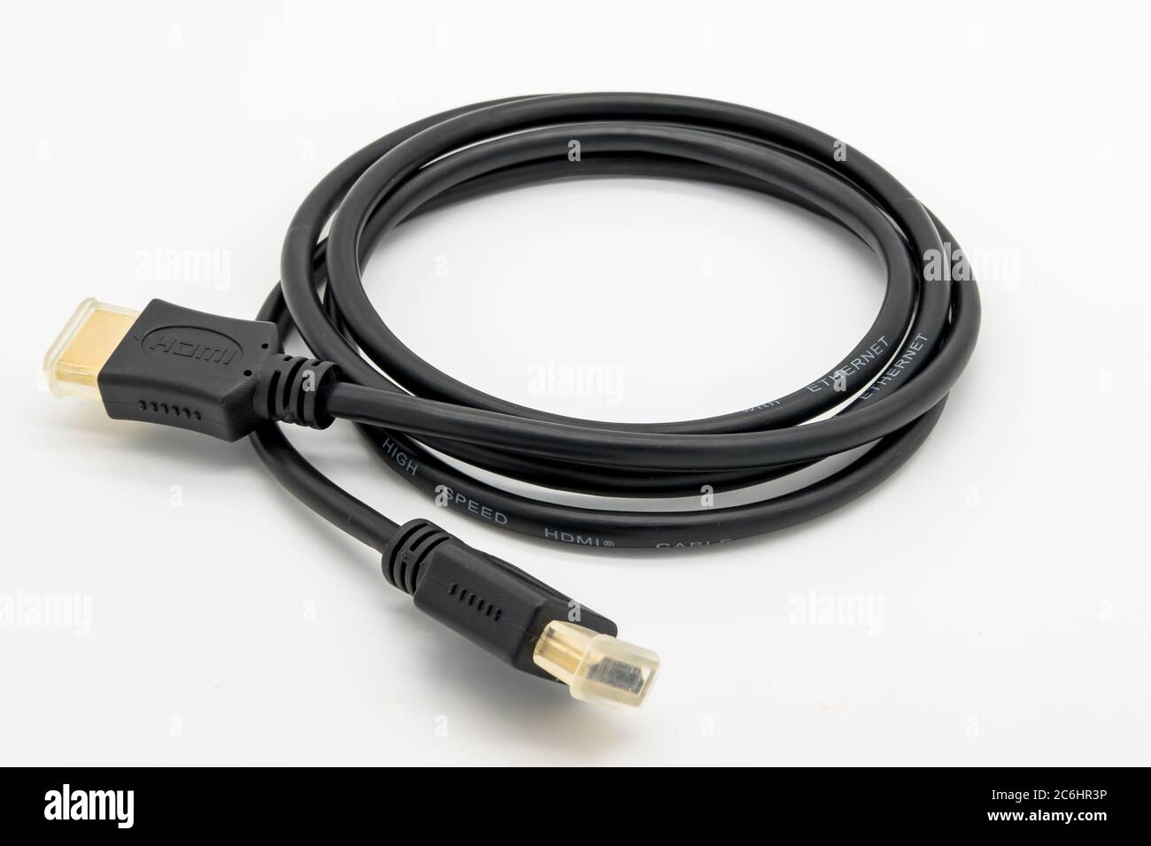 Detailed image of a highperformance HDMI computer and TV connection