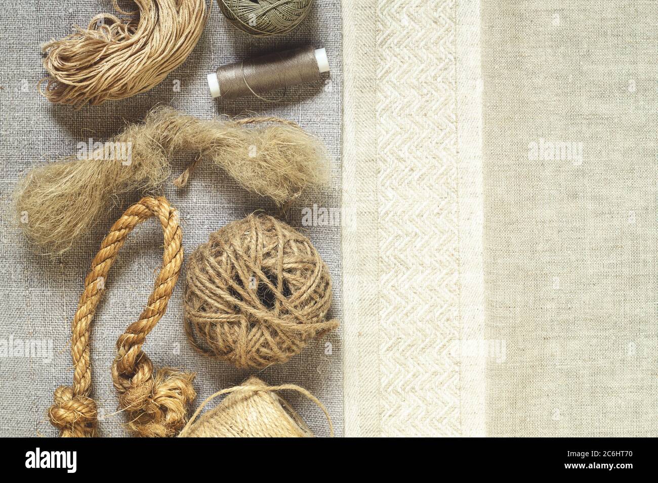 Top view threads hi-res stock photography and images - Alamy
