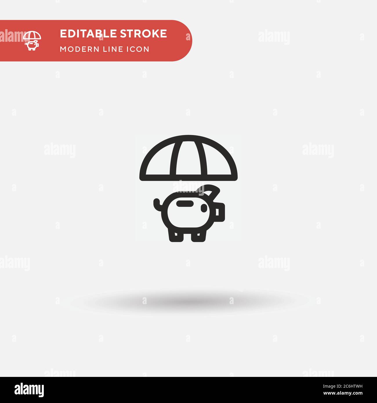 Saving Simple vector icon. Illustration symbol design template for web ...