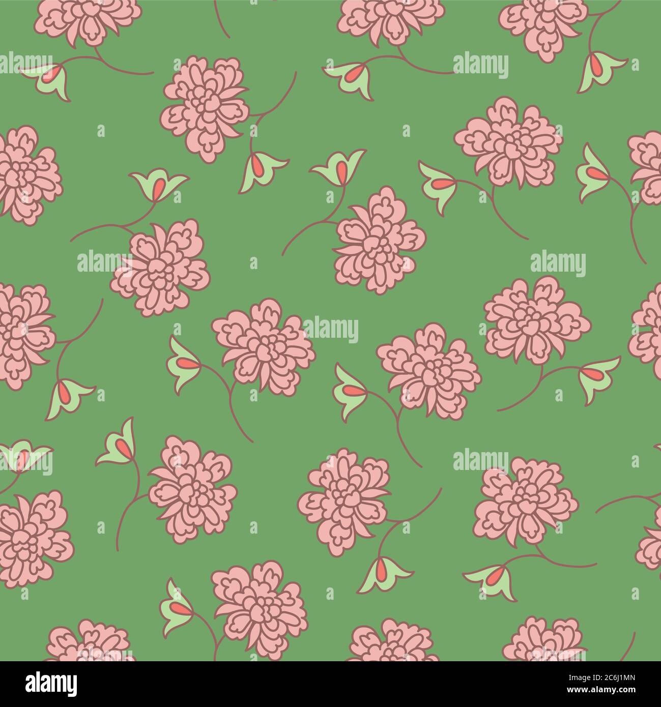 Floral vector Seamless Pattern Stock Vector Image & Art - Alamy