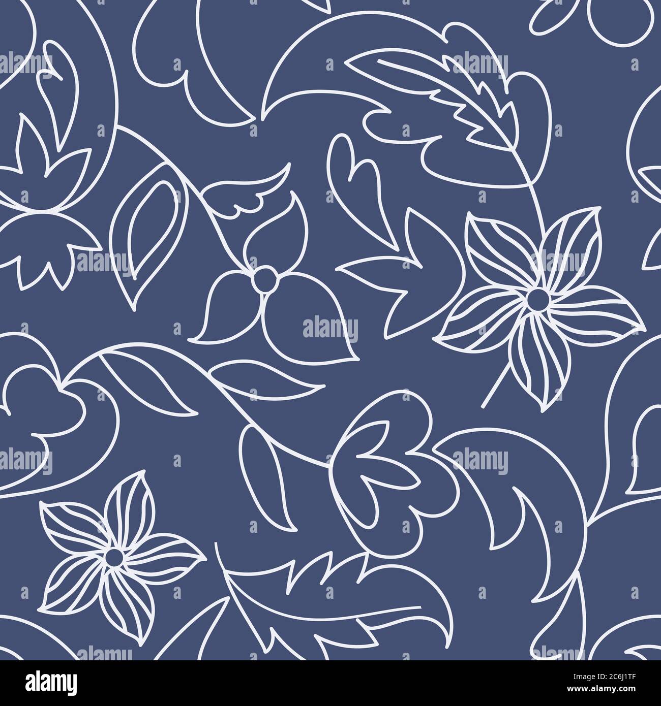 Floral vector Seamless Pattern Stock Vector Image & Art - Alamy