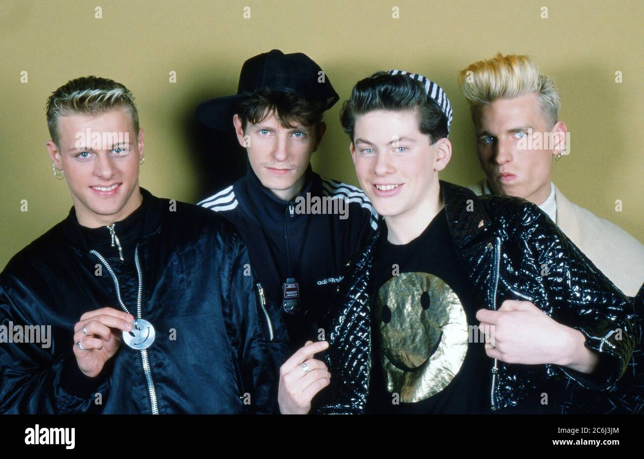 Die Spielbude, Unterhaltungsshow, Deutschland 1982 - 1989, Gaststar: Kid Paul mit Band Stock Photo