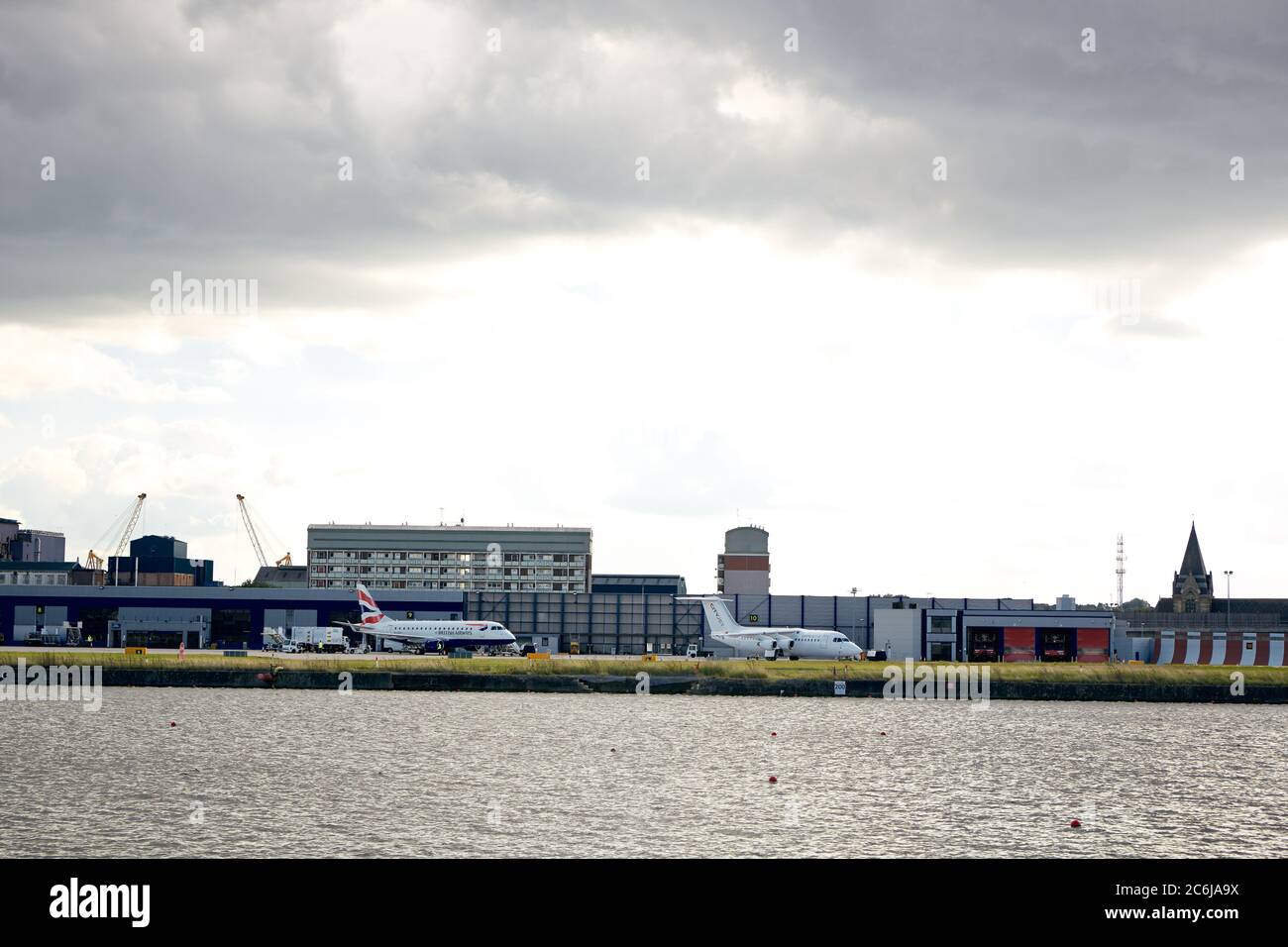 London City Airport Stock Photo