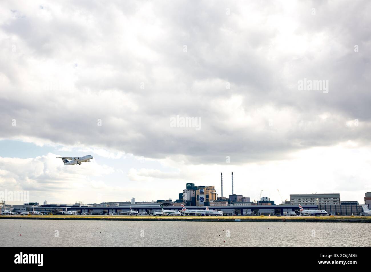 London City Airport Stock Photo