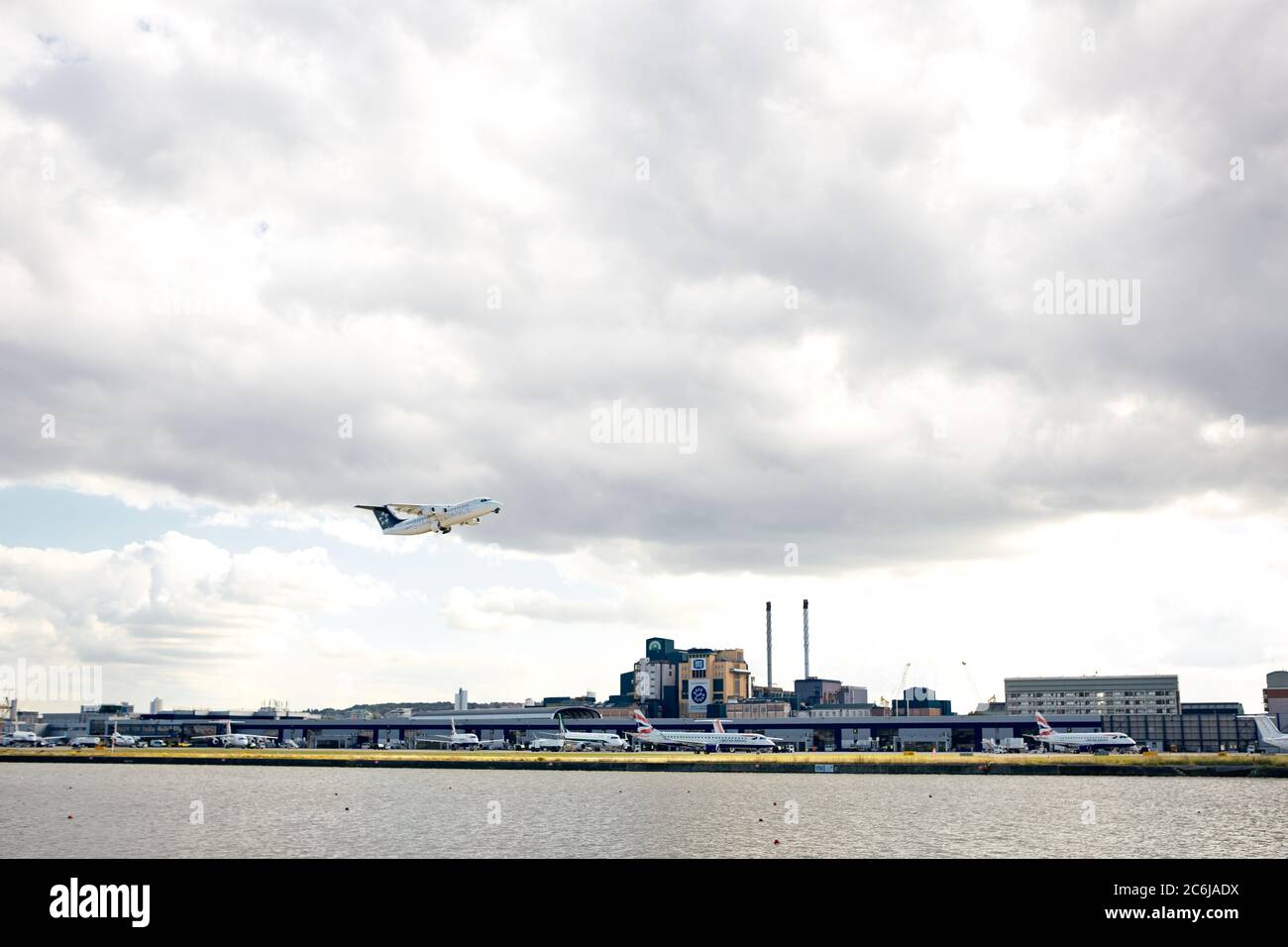 London City Airport Stock Photo