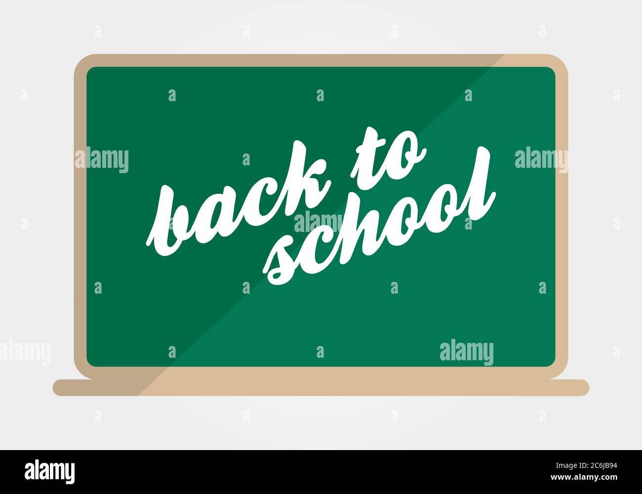 Welcome back to school, vector illustration. school poster Stock Vector