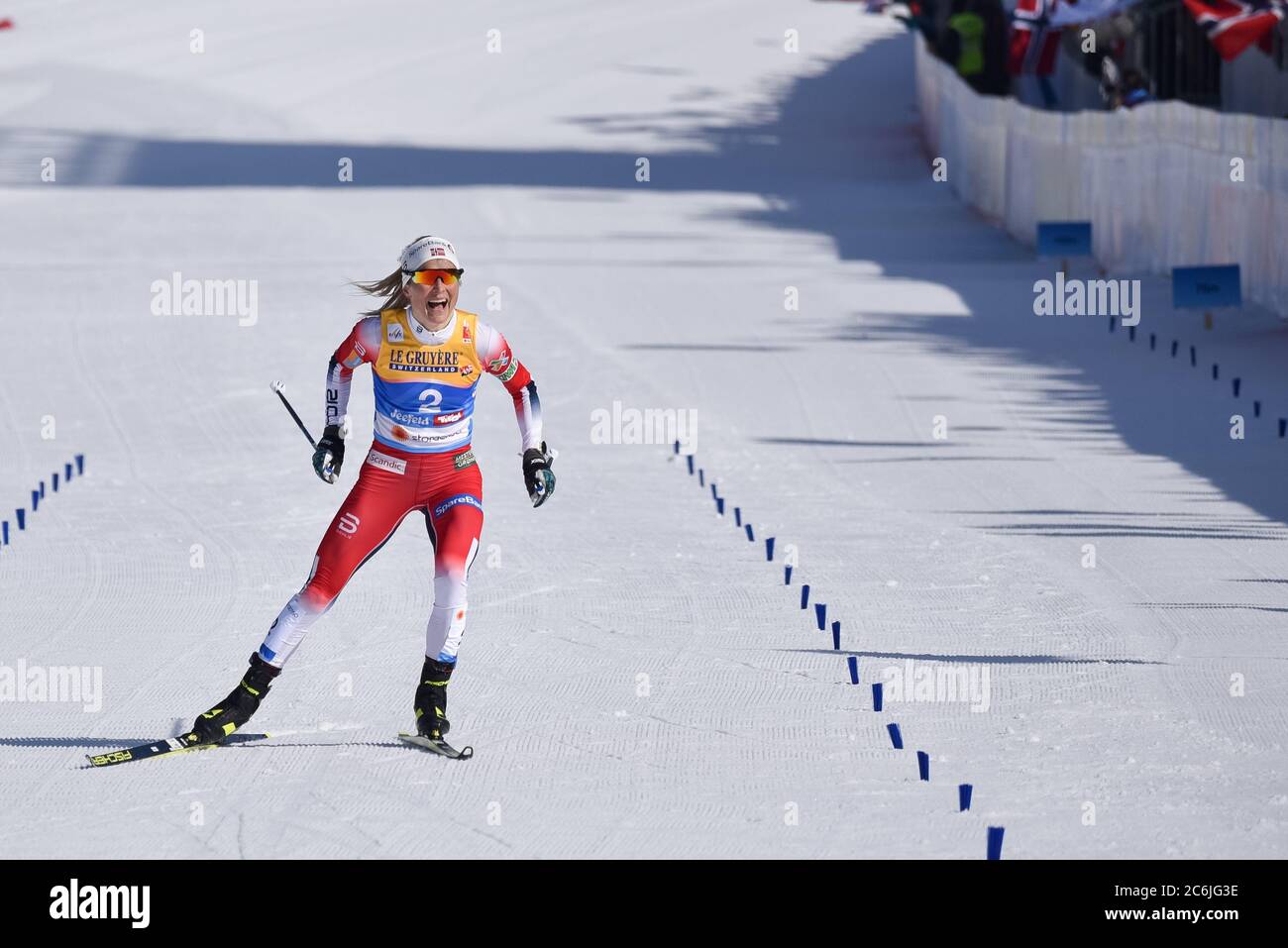 Norway's  Therese Johaug, 2019 FIS World Nordic Ski  Championships, Seefeld, Austria. Stock Photo