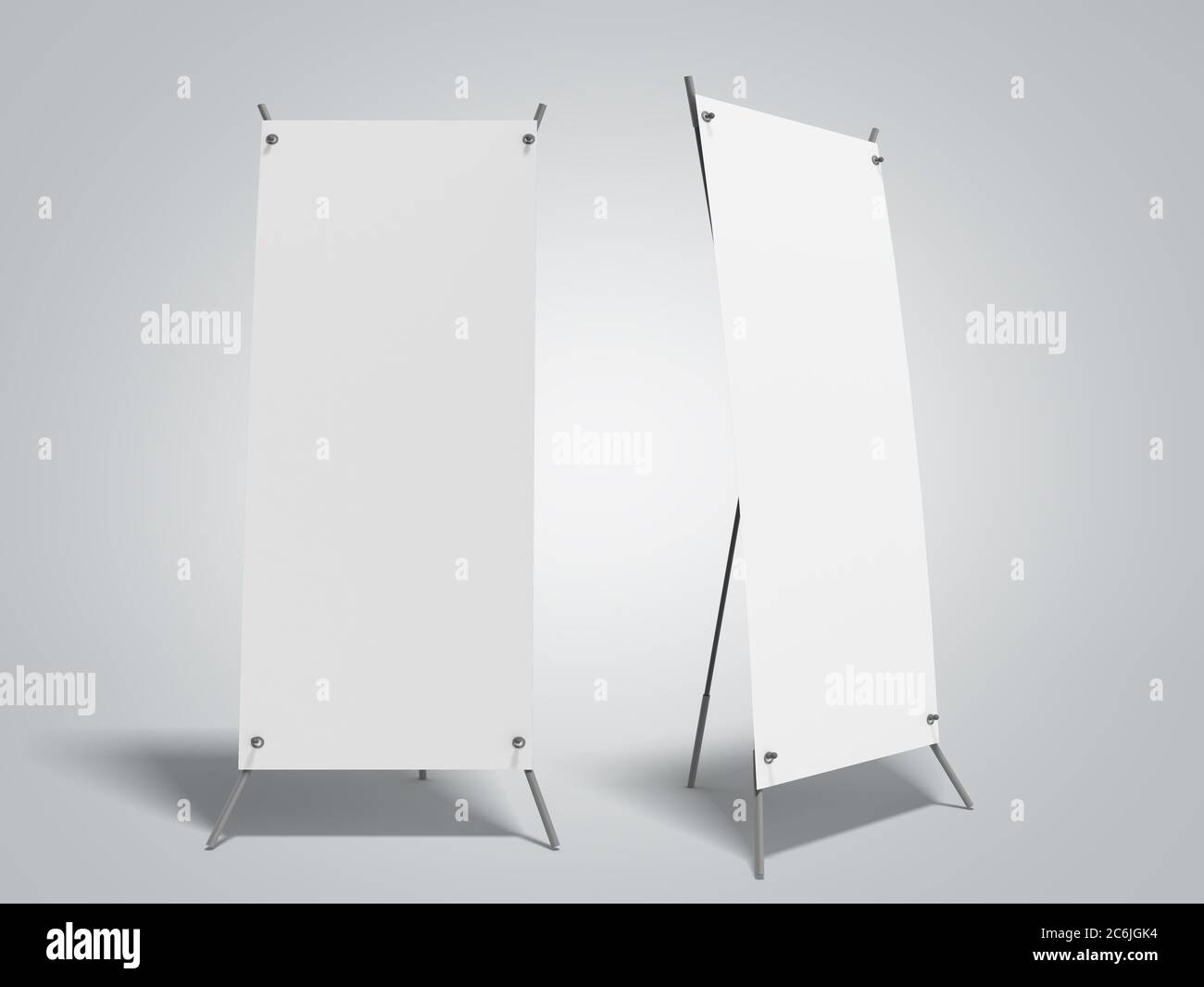 Pull up banner blank hi-res stock photography and images - Alamy