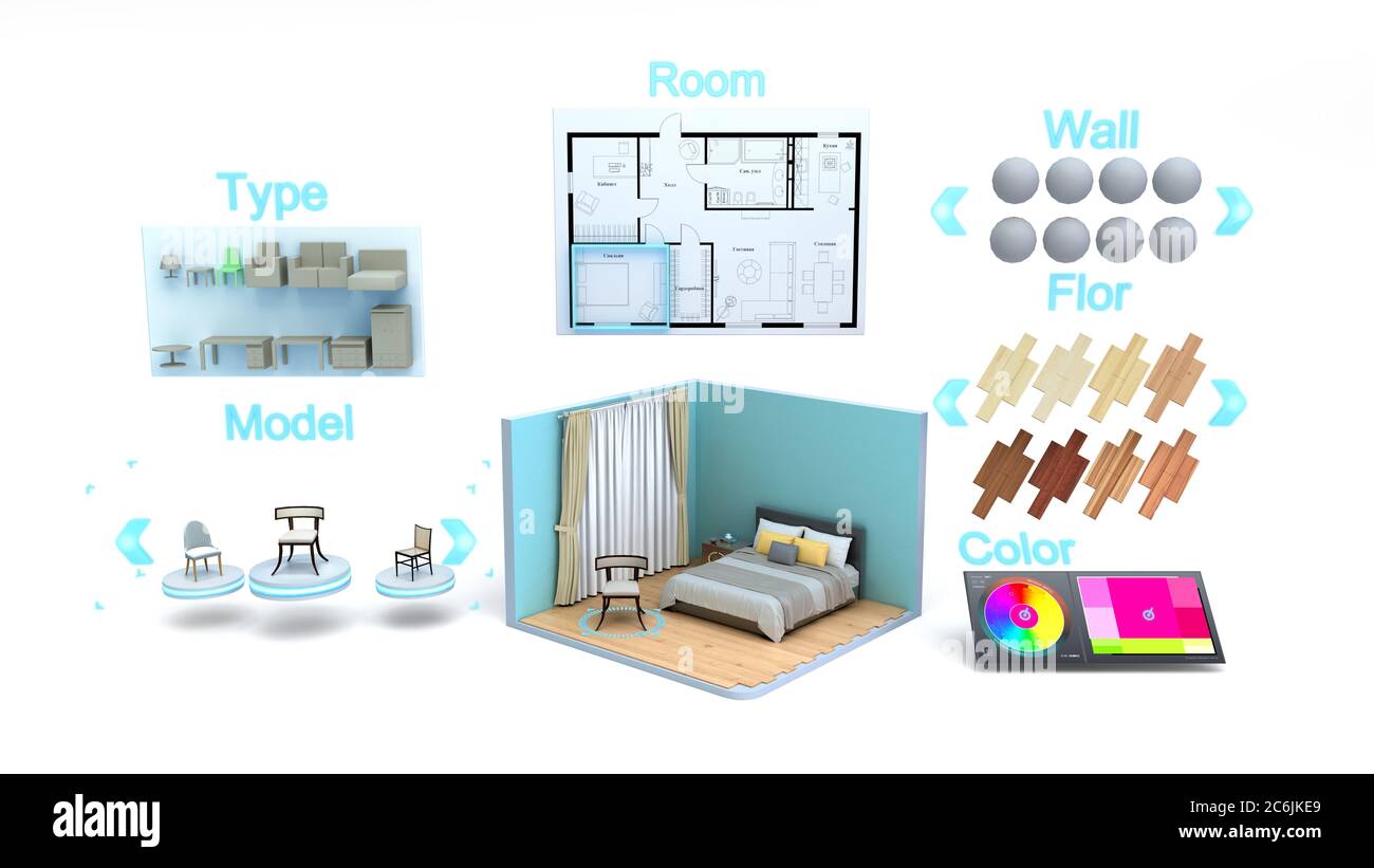 modern concept for quickly creating interior design room design ...