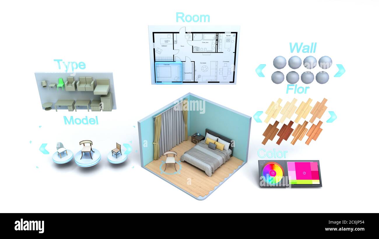 modern concept for quickly creating interior design room design ...