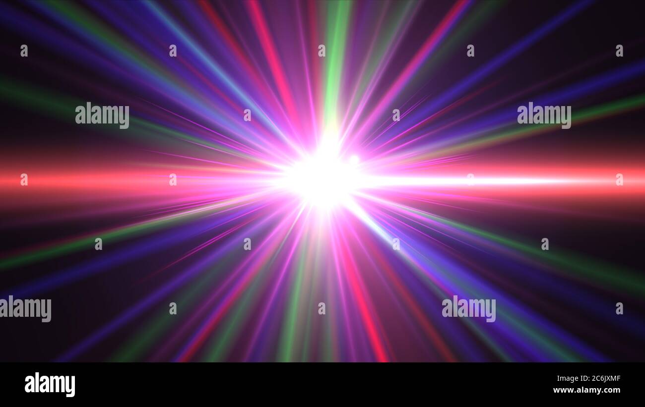 light effect abstract star burst flash laser beam ray illustration