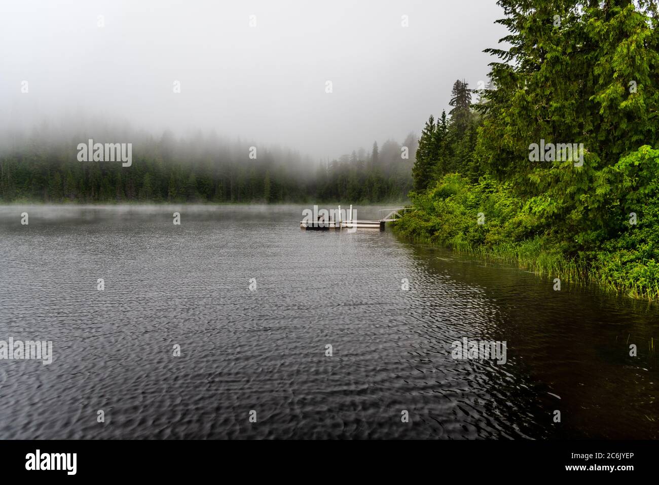 Morning On South Skookum Lake Stock Photo - Alamy