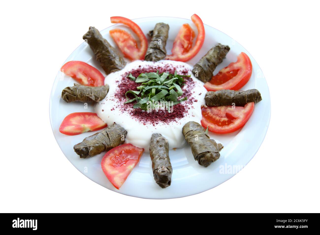 Stuffed grape leaves, turkish cuisine Stock Photo Alamy