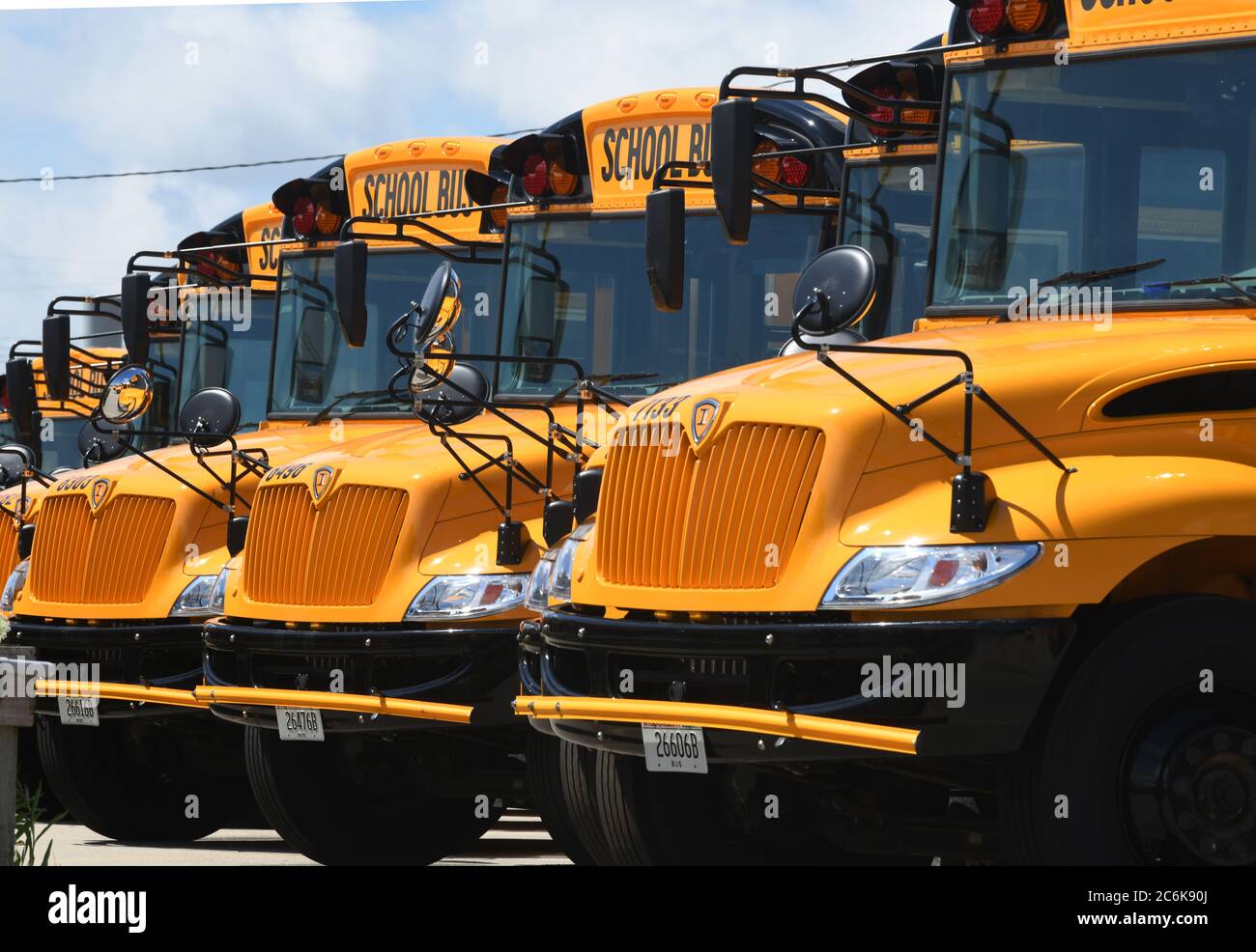 School bus usa village hires stock photography and images Alamy