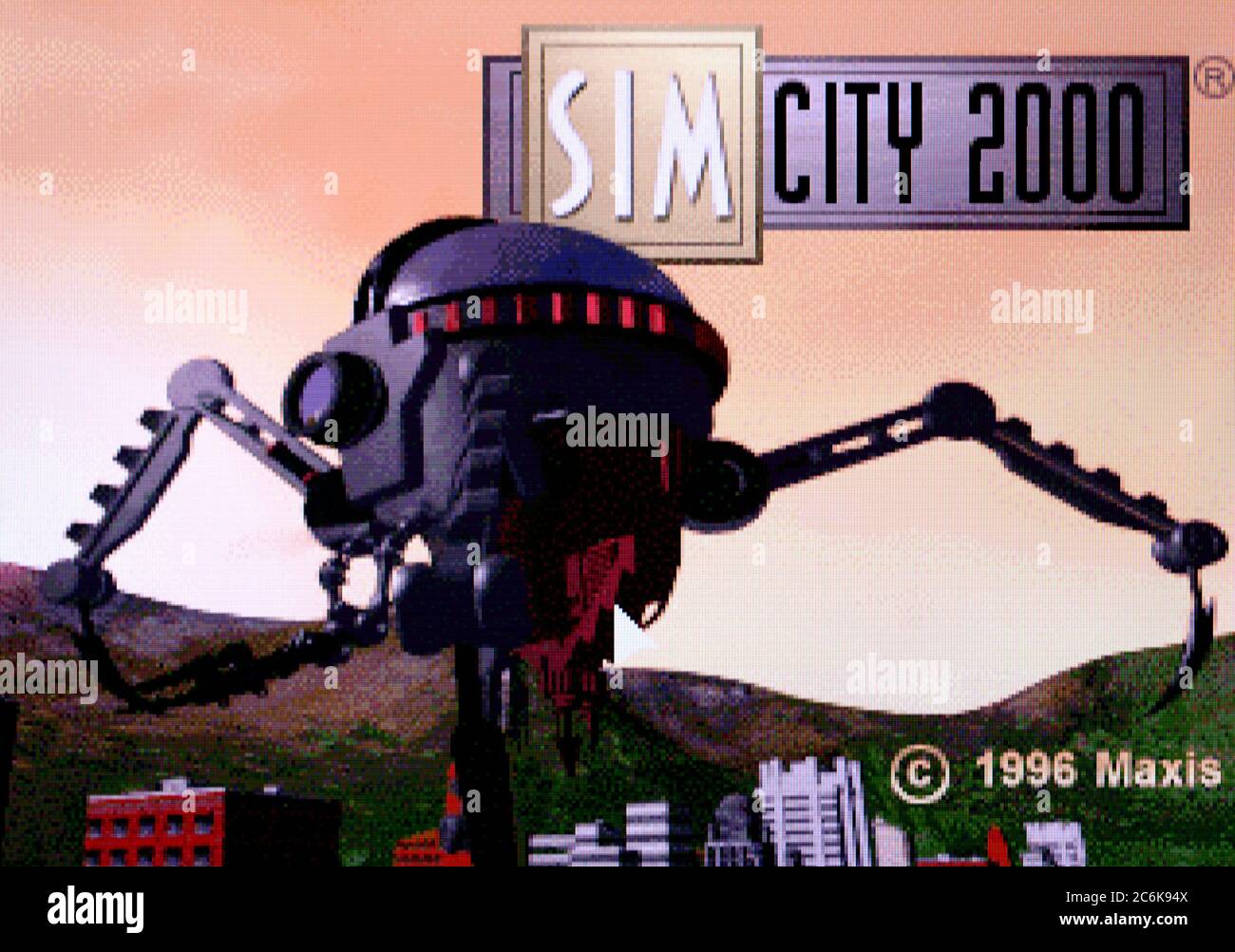 SIM City 2000 - Sony Playstation 1 PS1 PSX - Editorial use only Stock Photo  - Alamy