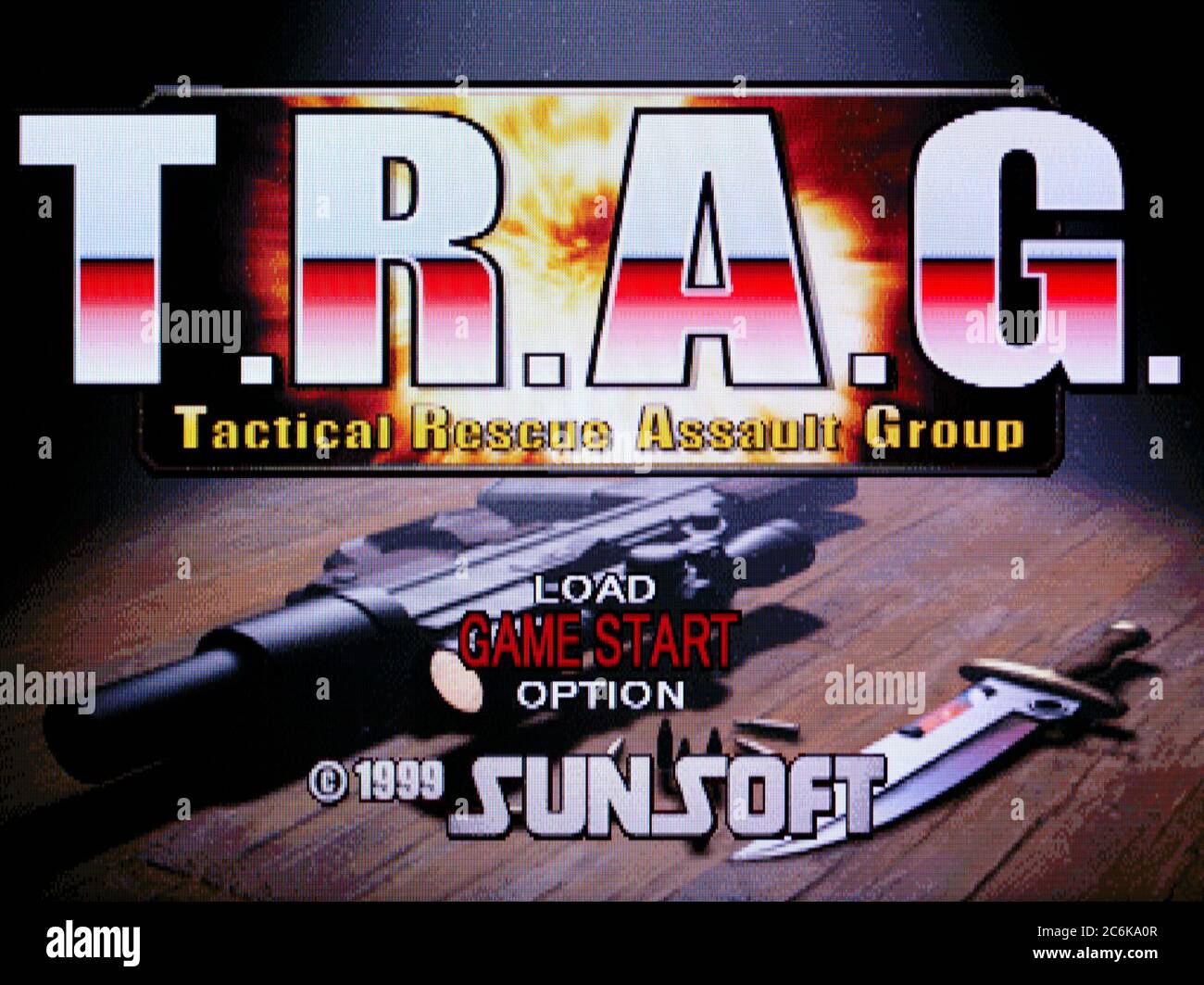 T.R.A.G. - Sony Playstation 1 PS1 PSX - Editorial use only Stock Photo ...