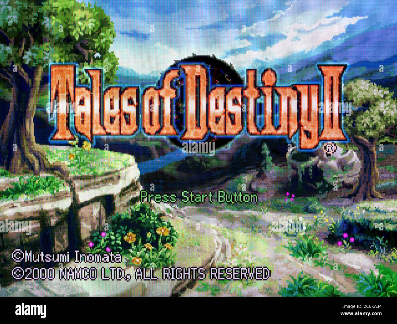 Tales of Destiny II 2 - Sony Playstation 1 PS1 PSX - Editorial use only Stock Photo