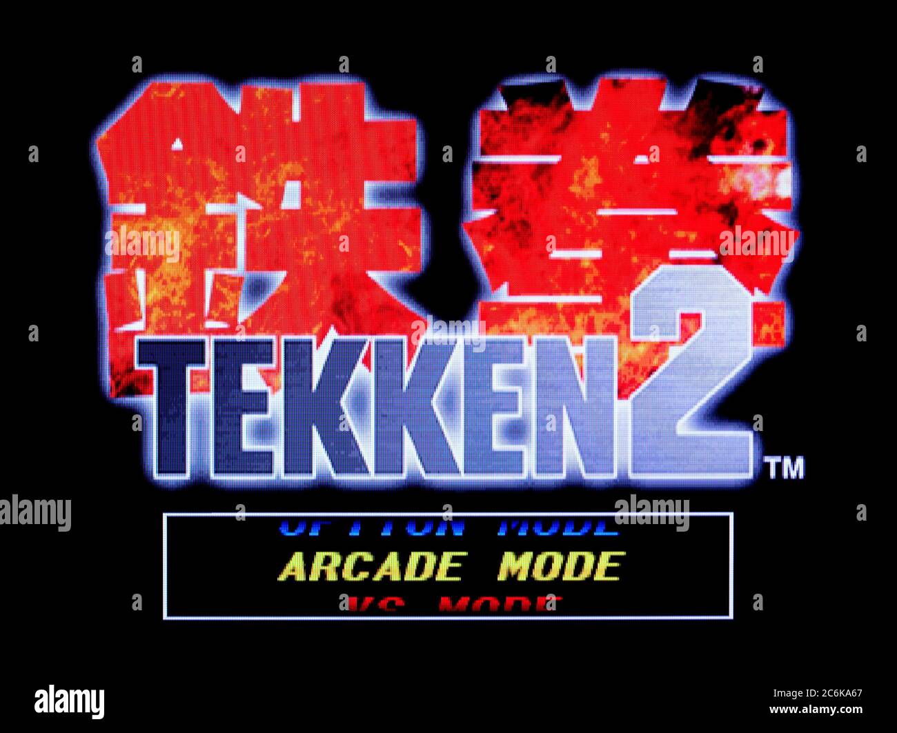 Tekken 2 - Sony Playstation 1 PS1 PSX - Editorial use only Stock Photo