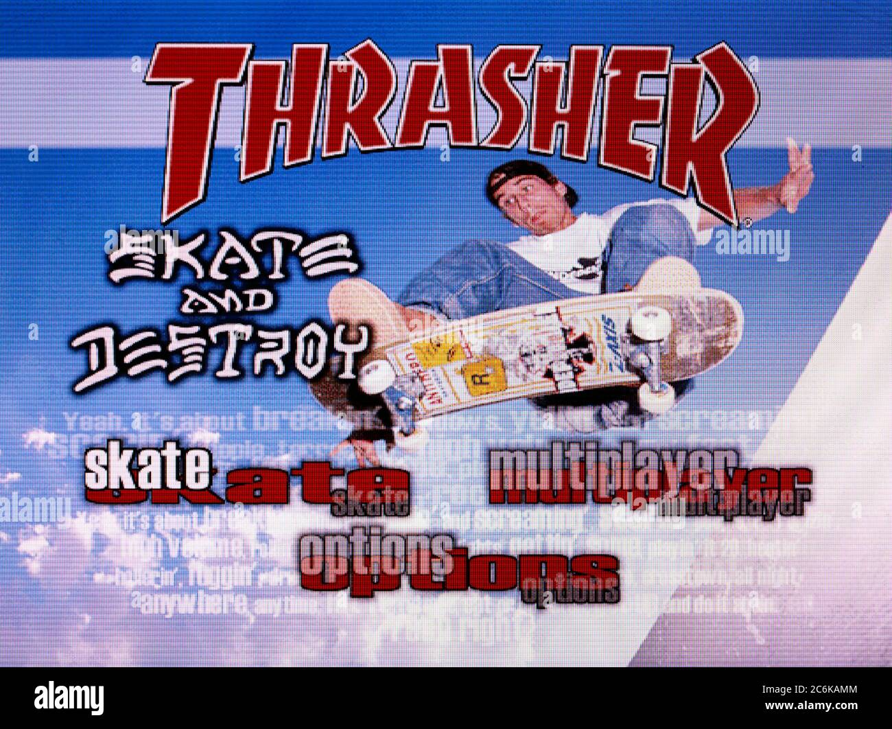 Thrasher - Sony Playstation 1 PS1 PSX - Editorial use only Stock Photo -  Alamy