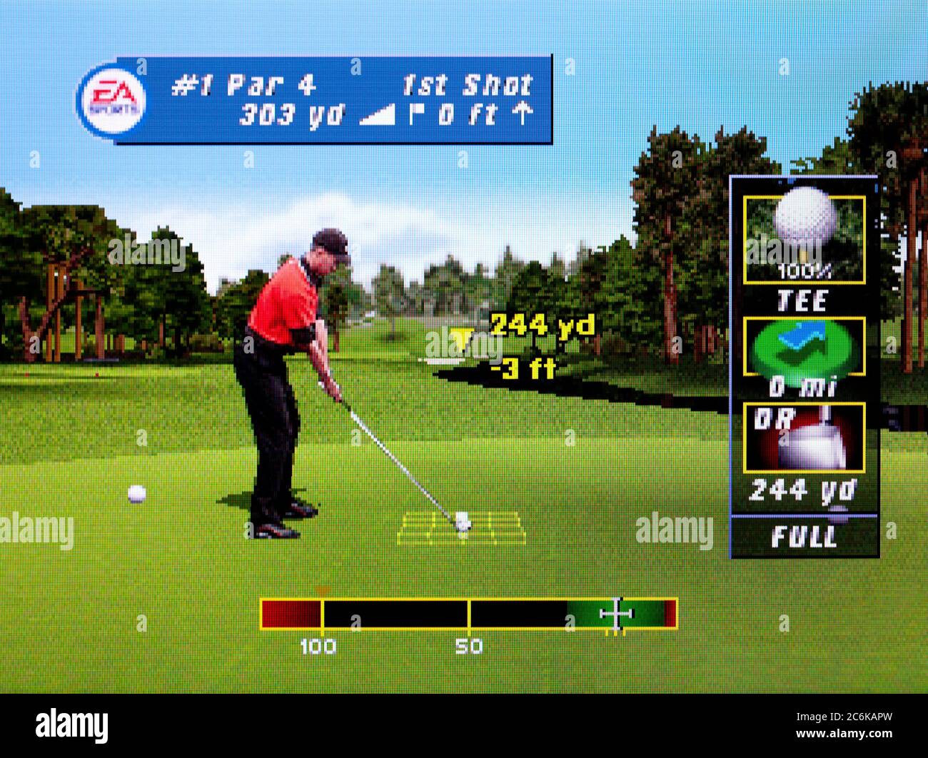 Tiger Woods PGA Tour Golf - Sony Playstation 1 PS1 PSX - Editorial use only  Stock Photo - Alamy