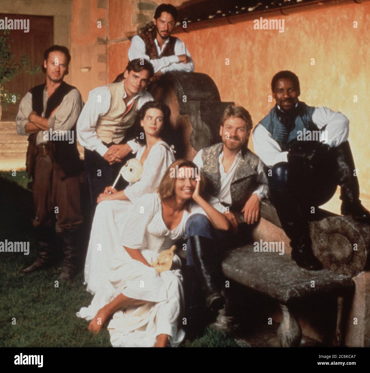 Keanu Reeves Shakespeare London.UK. L-R (Top). Michael Keaton, Robert Sean Leonard and Keanu ...