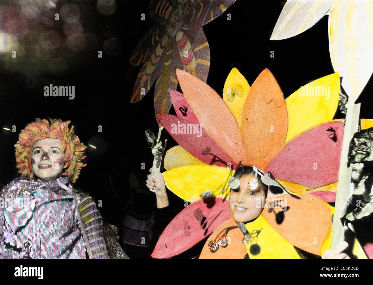 Pedal Power costume at the Greenwich Village Halloween Parade, New York City, USA in the 1980's