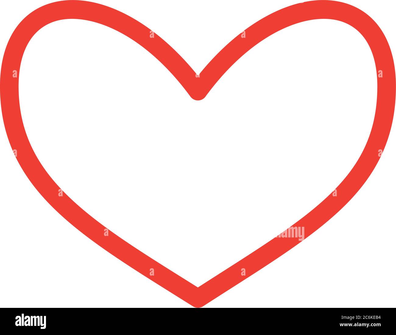 heart flat style icon design of love passion and romantic theme Vector ...