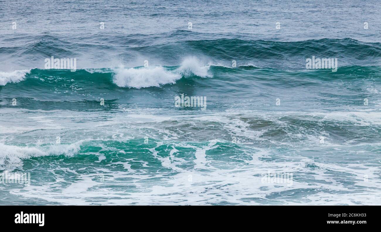 Pacific coast, Seaside, Oregon, USA. Stock Photo