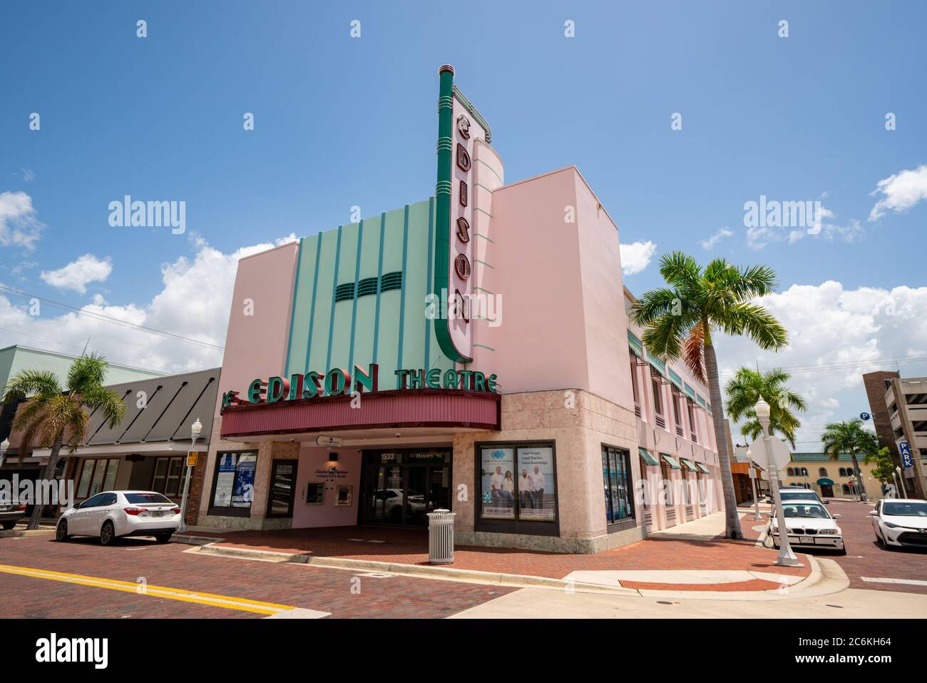 Photo Edison Theater Fort Myers Florida USA Stock Photo Alamy