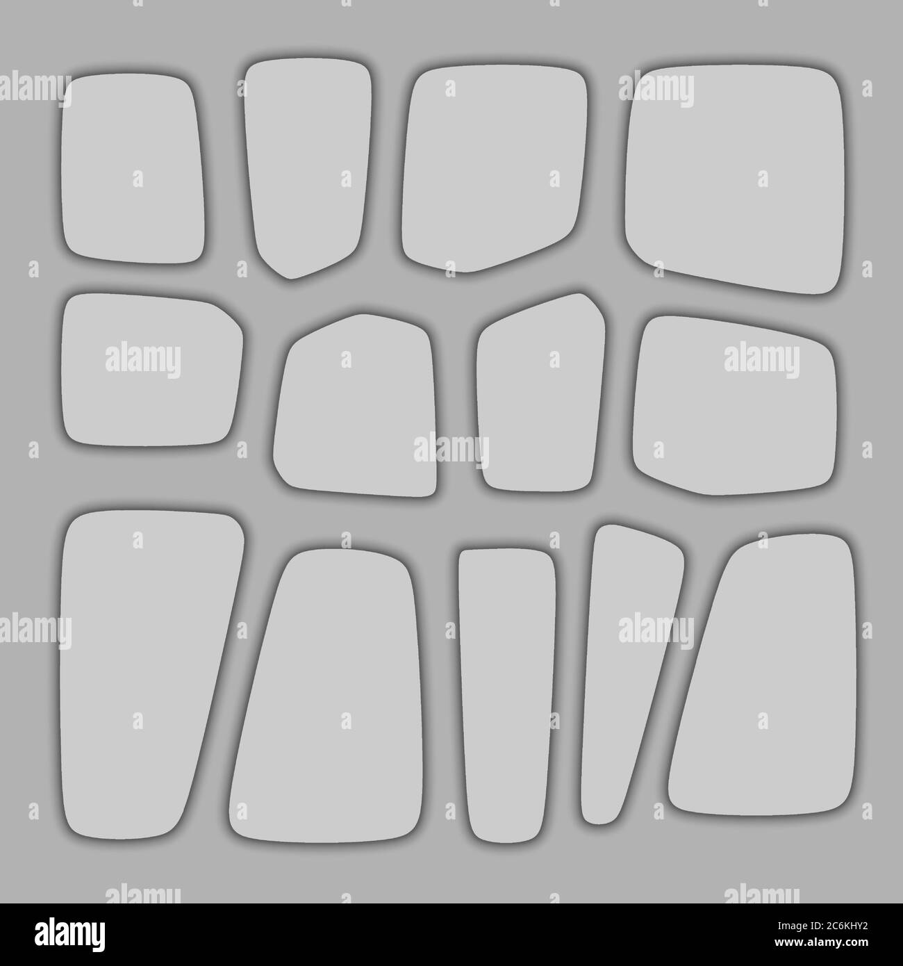 Abstract Gray Cracked Paper Cut Background Stock Vector