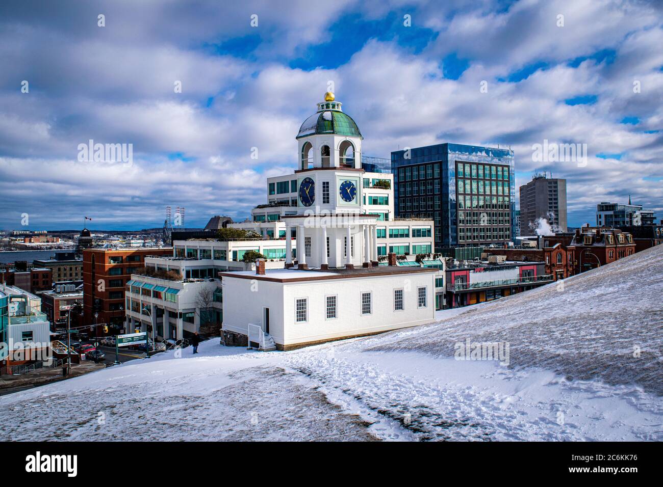 Halifax Town Clock, Halifax, Nova Scotia ,Canada Stock Photo