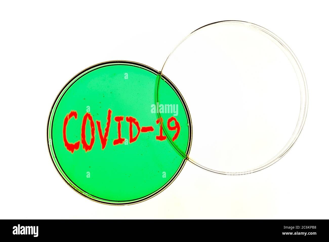 Covid-19 research, conceptual image. Stock Photo
