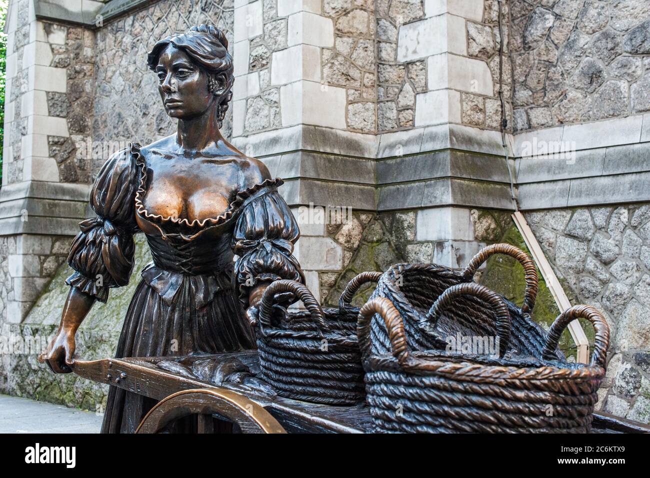 The Molly Malone statue in Suffolk Street, Dublin, Ireland Stock Photo