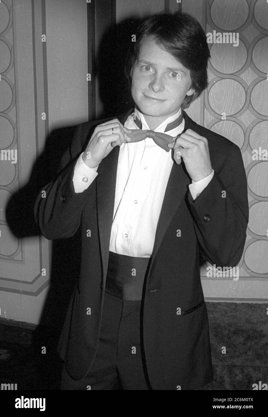 Michael J. Fox, 1983 Photo By John Barrett/PHOTOlink Stock Photo Alamy