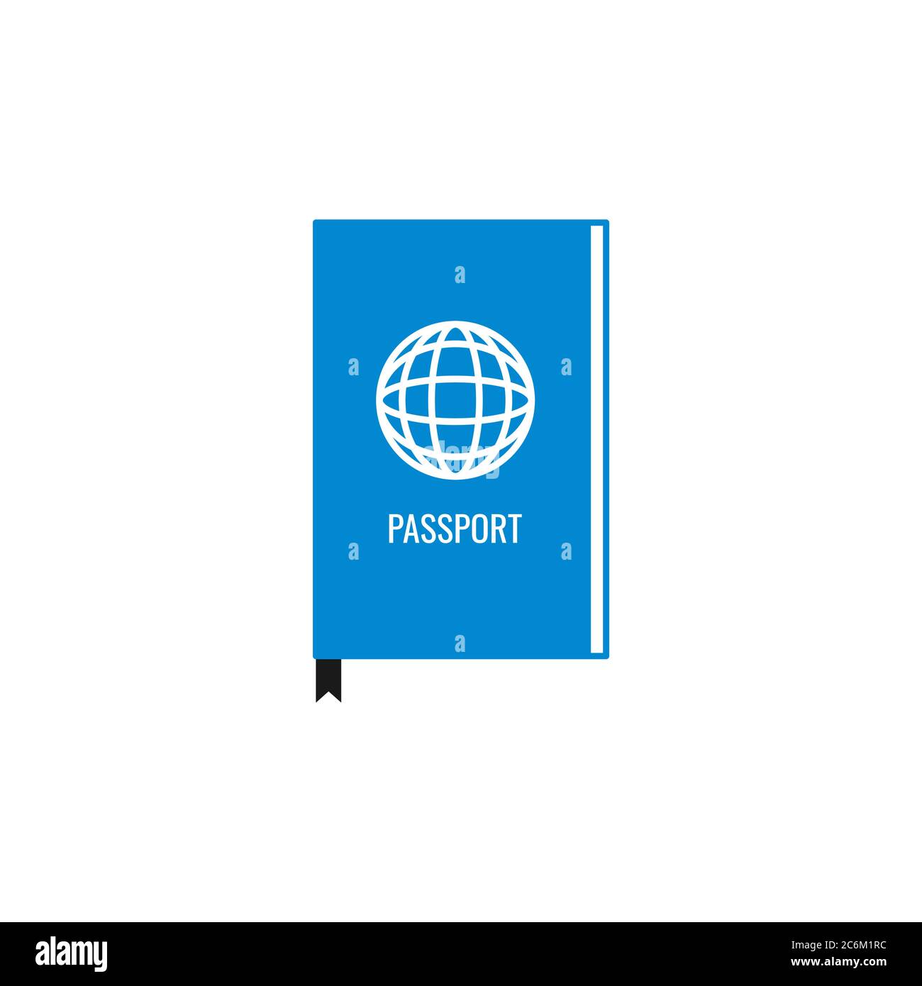 passport vector graphic design illustration Stock Vector