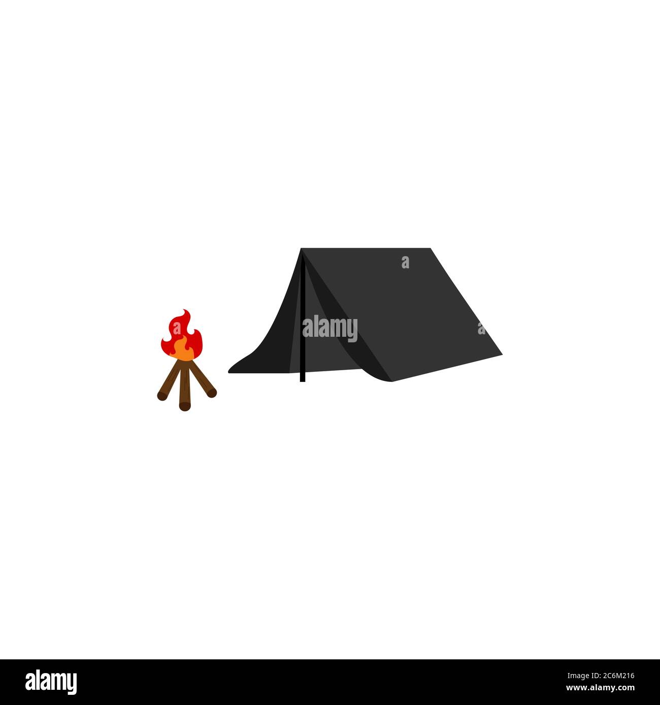 tent vector graphic design illustration Stock Vector