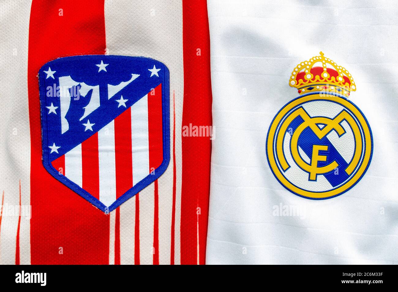 Atletico de madrid vs real madrid hi-res stock photography and images -  Alamy